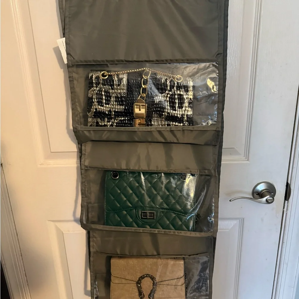 3 IKEA Gray Hanging Storage Organizer